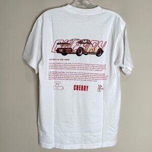 Cherry LA Stole My Pops Porsche Archive T-Shirt 1976 Turbo Carerra White S *
